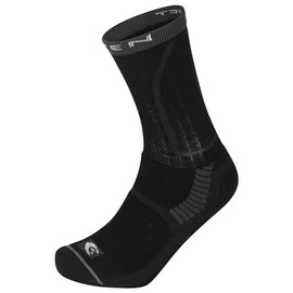 Lorpen Men's T3 Midweight Hiker Eco Sock, Great for Hiking, Eco-Friendly & Sustainable, Cushioned Foot, Charcoal, Size Medium