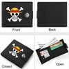 Zappazoso Anime Straw Hat Pirate Skull Bifold Canvas Wallet One