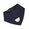 Steiff Unisex Baby Basic Bandana GOTS, Steiff Navy