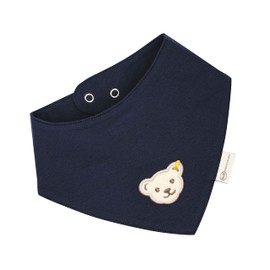 Steiff Unisex Baby Basic Bandana GOTS, Steiff Navy