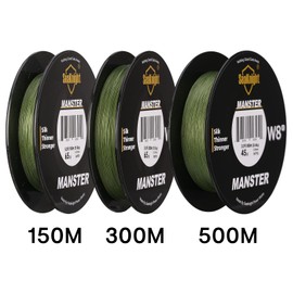 SeaKnight W8 II 8-Way Fishing Line Braided Salt Water 150 m / 300 m / 500 m PE Braided Fishing Line 8 Strands Carp Fishing Line Trout 15-100 lb