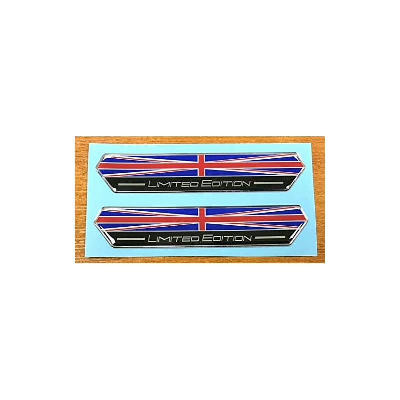 Gelz 2 x Union Jack Limited Edition 100mm Domed Gel