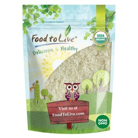 Food to Live Organic White Basmati Rice, 1.5 Pounds – Non-GMO, Long-Grain Rice Variety, Fragrant, Kosher, Vegan, Bulk. Non-Irradiated. Less Starch. High in Dietary Fiber. Great for Indian Dishes.