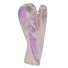 Angel Aura Quartz Angel - Angel Aura Quartz Crystal Angel and Pocket Guardian Angel Crystal Figurines (2 inches)