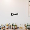 Cheers Lettering - Decorative Bar Wall Sign - Counter Decoration