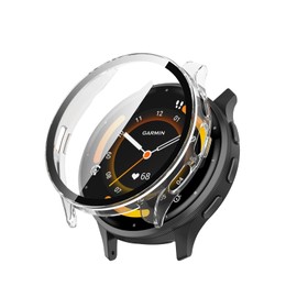 Compatible Garmin Venu 3 Case, Film + PC Frame, Integrated Sediven Waterproof Cover, Protective Case, Full Protection, Easy Installation, High Transmittance, Waterproof, Dustproof, Shockproof (Clear)
