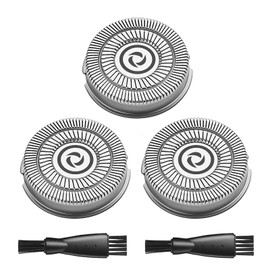 3PCS Sweetlf Replacement Blades for SweetLF Electric Razor for Men, Sweet LF Replacement Heads for SweetLF Shaver SWS7105 SWS7105BK, 2 Cleaning Brush