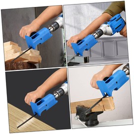 TEHAUX 1pc Scroll Electric Drill Modified Reciprocating Tool for Cutting Blades Compatible Electric Drills High Efficiency for Woodworking and Cutting