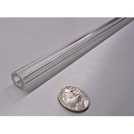 Tenite CAB Butyrate Round Tube .500" (1/2") OD x .250" (1/4") ID x 1/8" Wall x 6 Ft. Length 2 pcs, 12 Feet