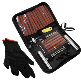 various Puncture Repair Kit 37 Pieces Tubeless Motorcycle Car Bike Tyre Puncture Repair Kit with Tyre Valve Caps