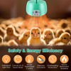 Gulfmew 1 Pack Chicken Coop Heater with Remote Control, Timing