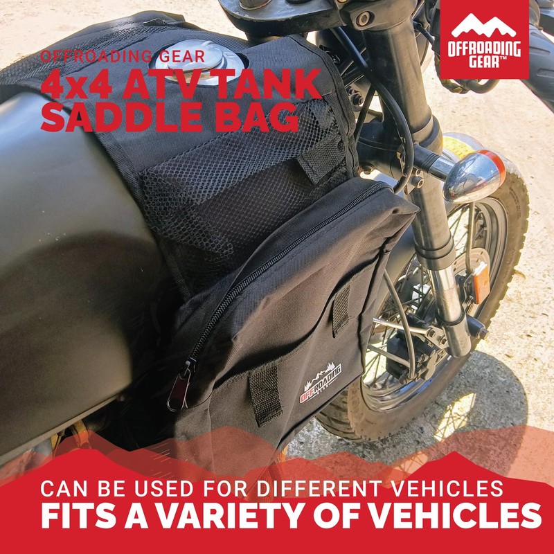 Offroading Gear 4x4 Waterproof Rear and Front Tank-Top Saddle Bag|