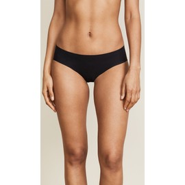 commando Women's Cotton Bikini Briefs, Black, S-M