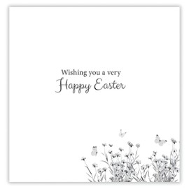 Noel Tatt Cute Easter Greeting Cards Pack of 6 - Easter Cards with Hedgehog and Chicks Design - General Multipack for Family, Friends and Children - 127 x 127mm