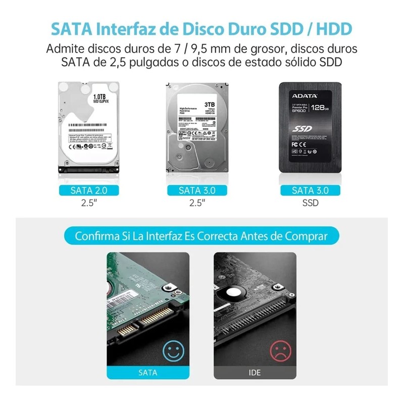 Carcasa De Disco Duro Caja Case Externo Portátil Usb 3.0