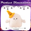 Cyditan Ghost Pillow with Pumpkin Hat Plush Decorative Ghost Pillows