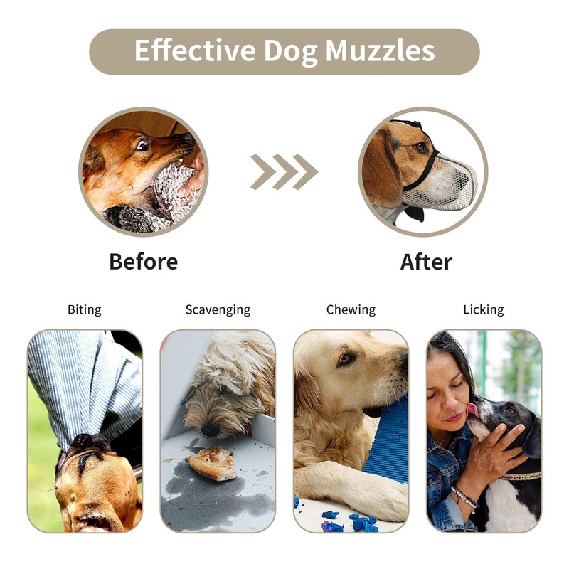 JOYPAWS Dog Muzzle, Breathable Soft for Small Dogs to Anti