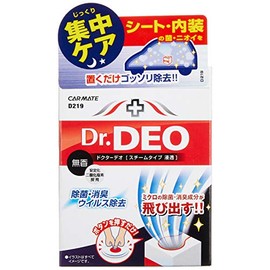 カーメイト(CARMATE) 車用 除菌消臭剤 ドクターデオ Dr.DEO スチーム 浸透タイプ 置き型 無香 安定化二酸化塩素 190ｇ D219