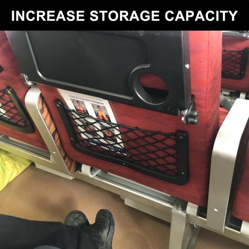 Onezebra Campervan Storage Ideas – 2 Pcs Elastic Mesh Storage