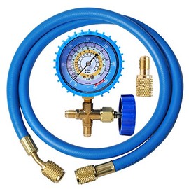 R410a Recharge Kit AC Charging Hose, R134a R22 R404a R410a Manifold Gauge Hose Kit for Air Condition Refrigeration Charging Testing