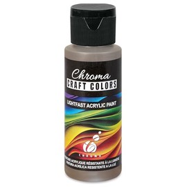 Chroma Craft Colors Acrylic Paint - Mocha, 2 oz