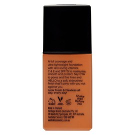 Australis Fresh & Flawless Full Coverage Foundation - Golden Tan