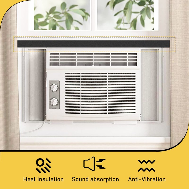 Powrocket Window Air Conditioner Insulation Foam Strip 2 x 1