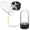 Cross Blades for The Original Magic Bullet Blender 200w and