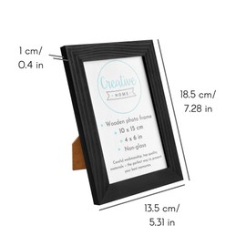Creative Home Photo Frame, black, 10 x 15 inches