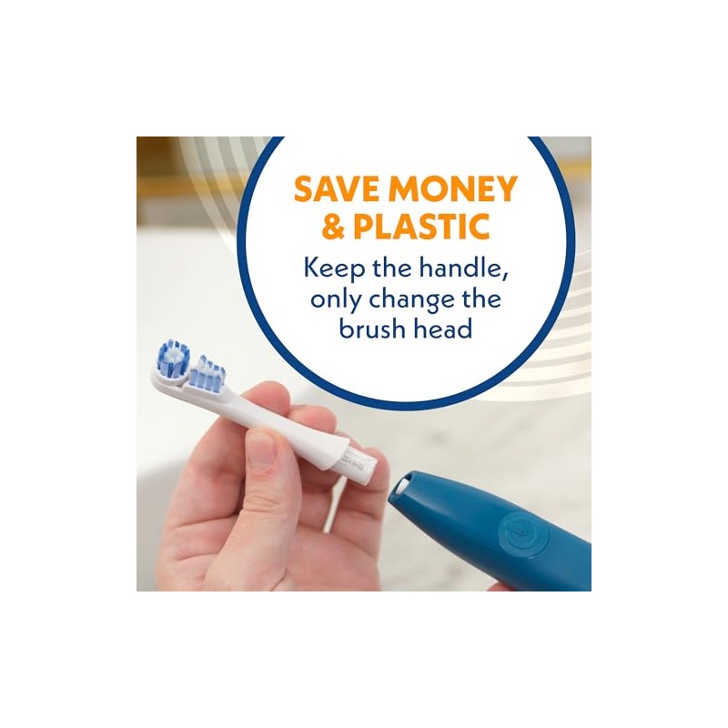 Spinbrush New PRO Clean Replacement Heads, Electric Toothbrush Refills, Soft