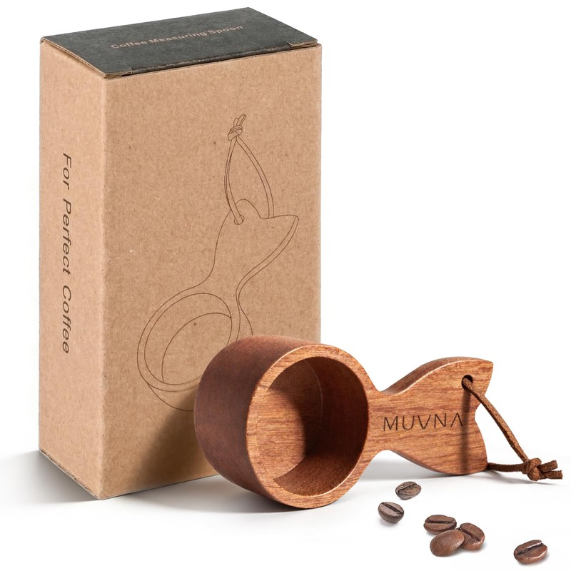 Walnut Coffee Scoop 9g Capacity Nature Wooden Measuring Spoon