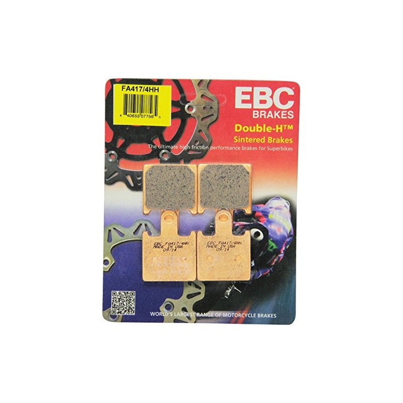 EBC Brakes Juego de Pastillas de Freno de Disco Negro