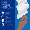 Scott Professional 100% Recycled Fiber Standard Roll Bulk Toilet Paper