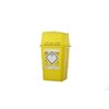 Sharpsafe FM41602430 Sharp Disposal Container, 1 L, Yellow Lid