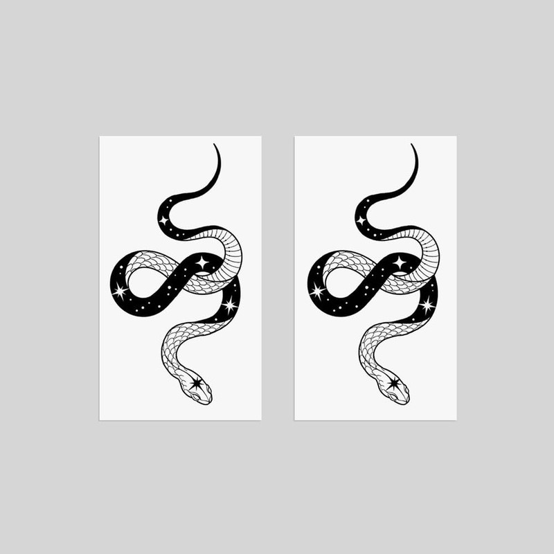 Oottati 2 Sheets Small Tiny Temporary Tattoo Stickers Hand Arm