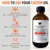 Extra Virgin Castor Oil - USDA Organic & Cold Pressed