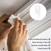 Pack of 100 Plastic Curtain Rollers, Curtain Hooks, Curtain Hooks