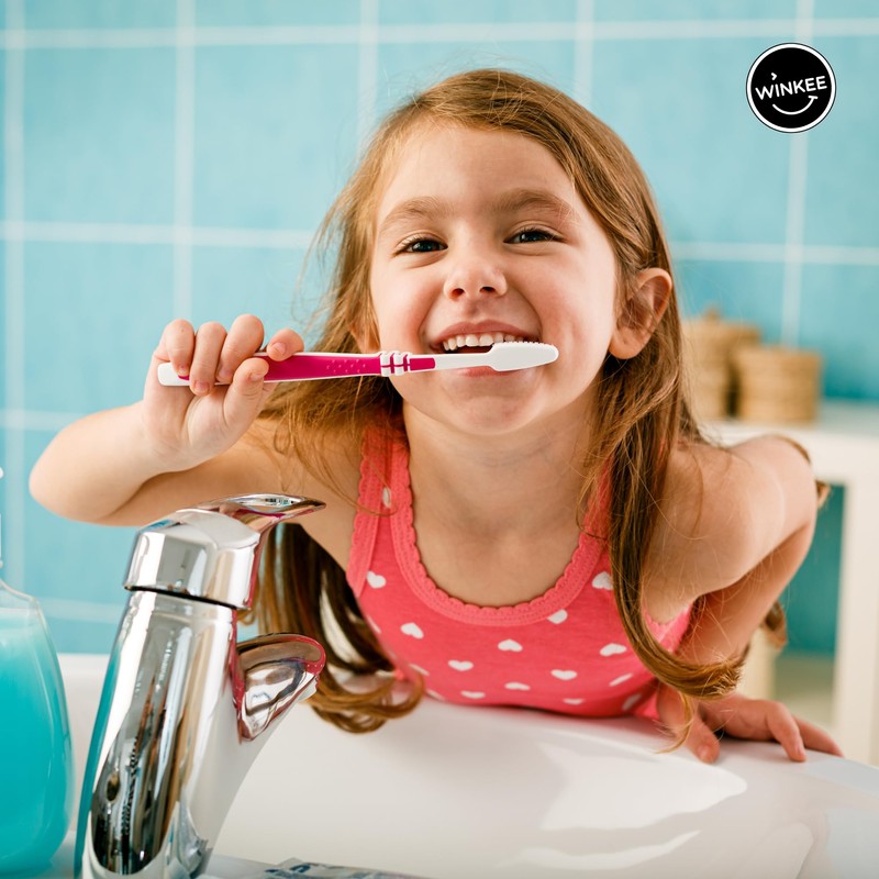 Winkee - Portaspazzolino da denti a forma di animale (coccodrillo)