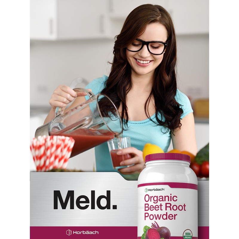 Horbäach Organic Beet Root Powder | 3lb Bulk Supplement |