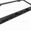 AutoTattoo 1x Mercedes-AMG 3D Gloss Black License Plate Frame Cover