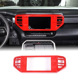 Car Center Console Air Outlet Cover Compatible with Toyota Tundra/Sequoia 2022-2024 Air Conditioning Panel Trim Cover Air Outlet Vent Frame Panel Protection Cover Decorative ABS Interior Accessories