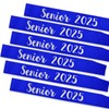 KETAOO 6PCS Senior 2025 Sash, Silver Glitter Royal Blue Finally