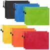 Pack of 12 Document Wallets A5 Waterproof A5 Zip Briefcases,