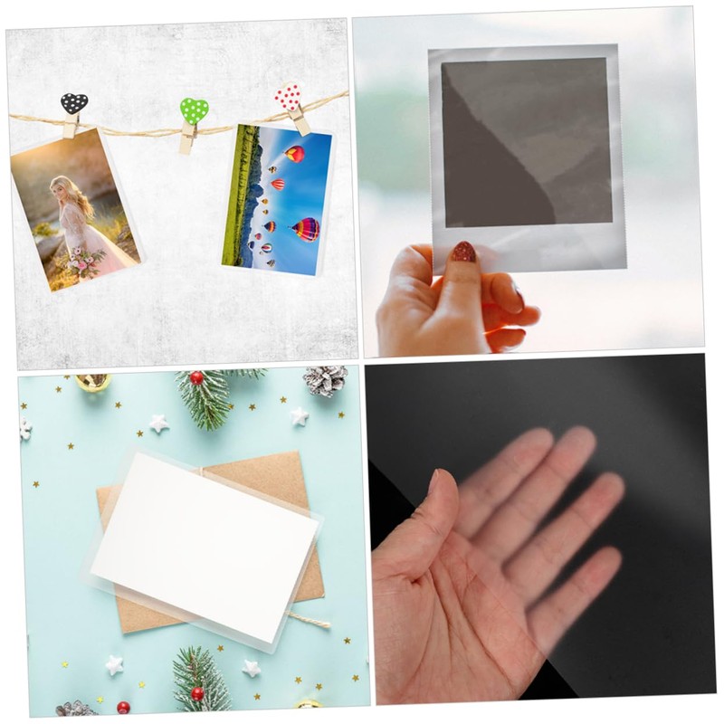 OHPHCALL Thermal Laminating Pouches 100pcs Lamination Sheets Laminating Film for