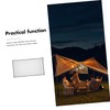 TEHAUX Portable White Projection Screen for Indoor Outdoor Use High