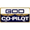 GOD IS MY CO-PILOT METAL LICENSE PLATE AUTO TAG #367