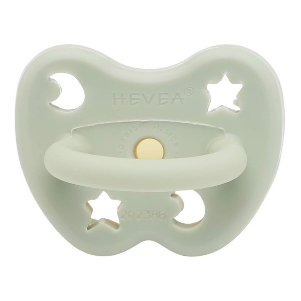 HEVEA Coloured Natural Rubber Dummy with Natural Dyes, Environmentally Friendly,