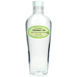 Pure Fractionated Coconut Oil - Relaxing Massage Oil, Liquid - Skin Lip Body & Hair Oil Moisturizer & Softener by Dr Adorable - 8 fl oz