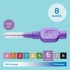 TePe Interdental Brush, Original, Purple, 1.1mm/ISO 6, 8pcs, Plaque Removal,
