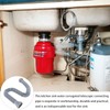 Drainage Pipe Sink Drain Connection Hose Double-Head Extension Fitting for